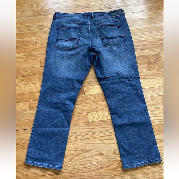 David Britton BUFFALO Dark Wash Denim 5PKT JACKSON Straight Jeans 38”X 30” - Picture 4 of 15